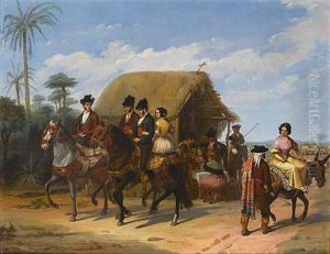 The Picnic (+ Riders Passing By A Tavern; Pair)