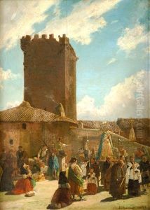 Procesion De La Virgen Del Carpio En Villares De Yeltes, Salamanca