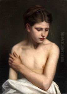 Joven Desnuda by Manuel Dominguez Y Sanchez
