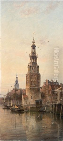 The Montelbaanstoren In Amsterdam - view 1