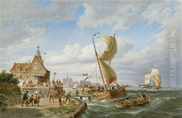 A Crowded Pier - view 1