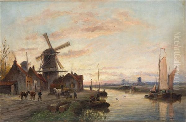 Avond Aan De Vliet - view 1
