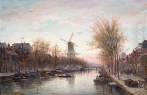 Late Afternoon At The Veenkade, The Hague thumbnail