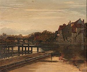Dutch Canal Scene Dutch Canal Scene