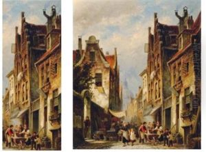 Le Quartier Juif D'amsterdam by Cornelis Christiaan Dommelshuizen