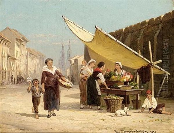 A Flower Seller - view 1