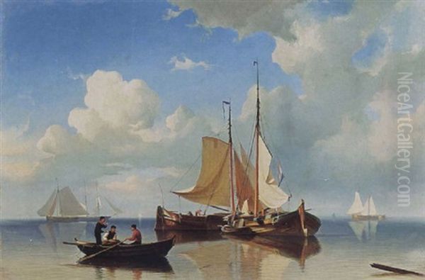 Shipping In An Estuary - view 1