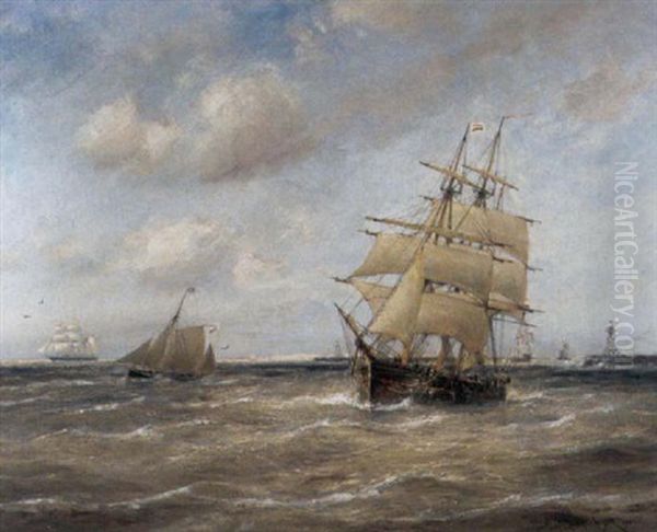 Off The Coast Of Holland At Ymuiden - view 1