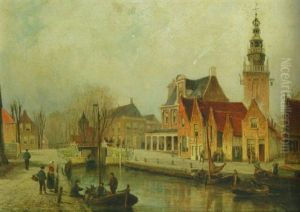 Gezicht Op De Waage Sluis The Monnickendam Gezicht Op De Waage Sluis The Monnickendam