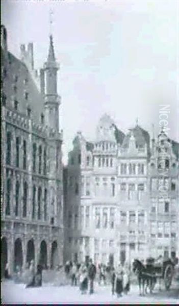 Blumenmarkt Auf Dem Grande Place In Brussel - view 1