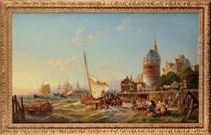 Vue Du Port De Hoorn Sur Le Zuiderzee