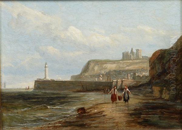Figures On A Beach, Whitby - view 1