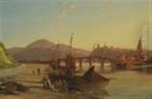 On The Rhine by William Raymond Dommersen