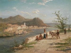 Motiv Aus Chiusi In Italien by William Raymond Dommersen