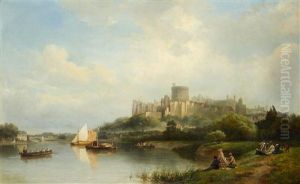 The Thames At Windsor by William Raymond Dommersen