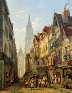 Rouen Street Scene