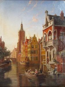 On The River Amstel, Amsterdam Holland