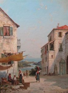 Street Scene With Figures, Catanzaro