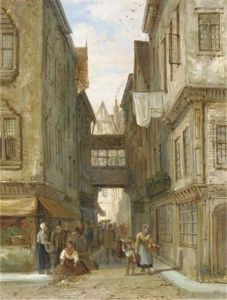 A Street In The Jews Quarter, Frankfurt Am Main A Street In The Jews Quarter, Frankfurt Am Main