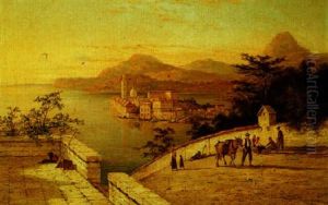 A View Of The Lago D'orta, Italy by William Raymond Dommersen