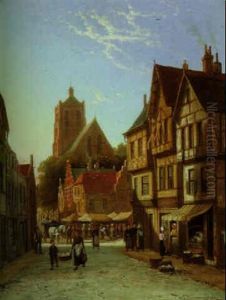 A View Of Malines, Belgium
