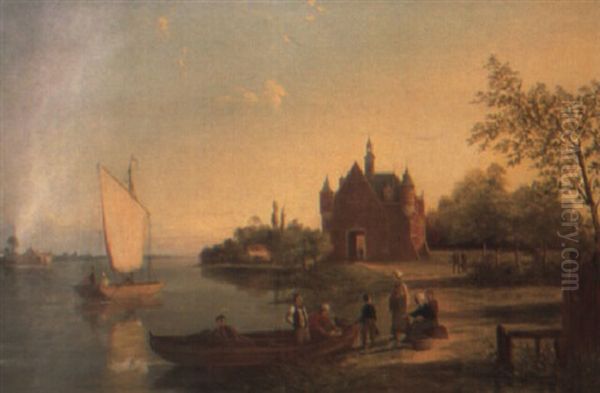 Small Craft Off A Shore - view 1