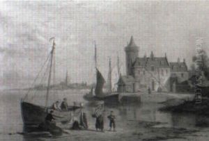 House De Vraag On The Amstel by William Raymond Dommersen