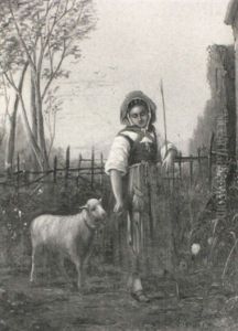The Little Shepherdess by William Raymond Dommersen