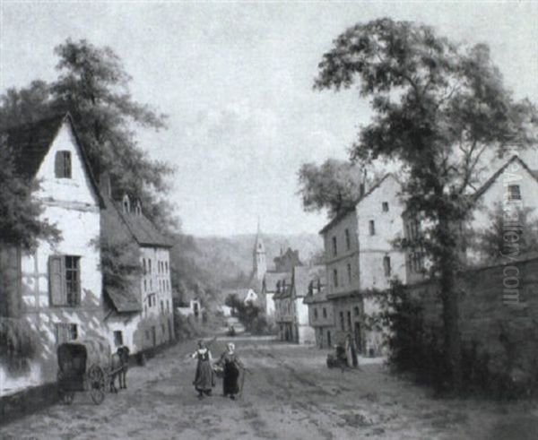 A Village Path - view 1