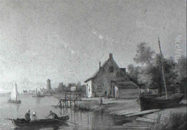 On The Amstel, Amsterdam, Holland - view 1