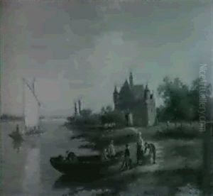 Zonnenberg On The Rhine by William Raymond Dommersen