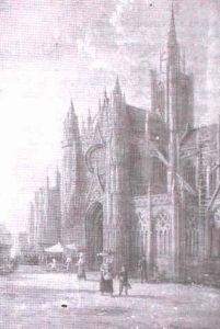 Evereux Cathedral by William Raymond Dommersen