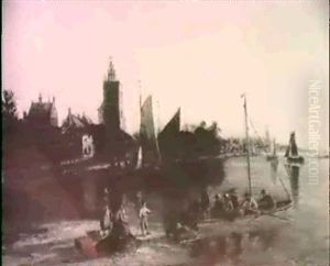Tholen On The Scheldt, Holland by William Raymond Dommersen