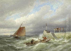 Borselen On The Scheldt, Holland by Pieter Cornelis Dommershuijzen