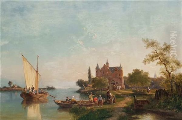 Zonnenberg On The Old Rhine, Near Utrecht, Holland - view 1