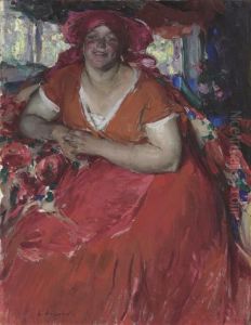 Young Peasant Woman by Abram Efimovich Arkhipov