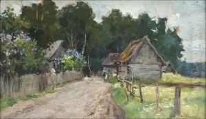 Peasant View. by Abraham Arkhipov Efimovitch