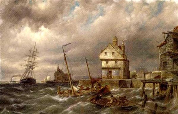 Boats On The Zuiderzee - view 1