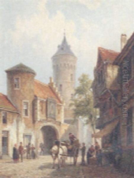 A Street In Brussels - view 1