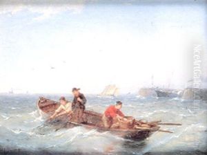 Pulling In The Nets by Pieter Cornelis Dommershuijzen