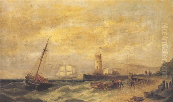 Shipping Off A Harbour - view 1