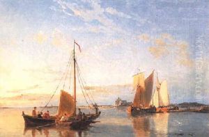 Shipping In A Calm Off East Scheldt