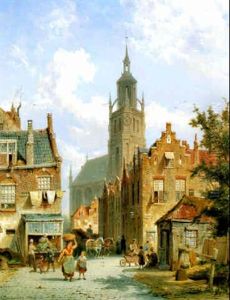 Street Scene In Breda