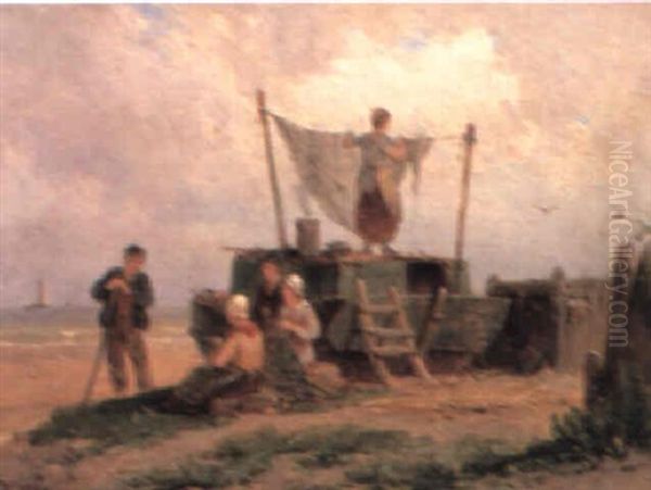 Drying The Nets - view 1