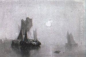 Evening Calm by Pieter Cornelis Dommershuijzen