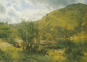 Picnic By Lake