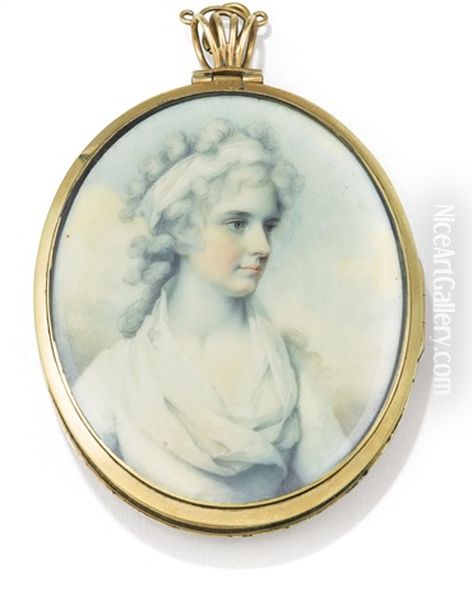 Portrait Miniature D'une Aristocrate - view 1