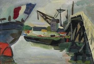Arnaud Le Port De Sete, 1948 by Jacques Antoine Arlaud