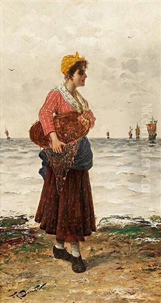 Bretonische Fischersfrau - view 1