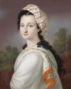 Bildnis Julie Reichstein V. Leeuwen Verh. An Alois Fedrigoni Edler Von Etschthal K. K. Oberstleutnant